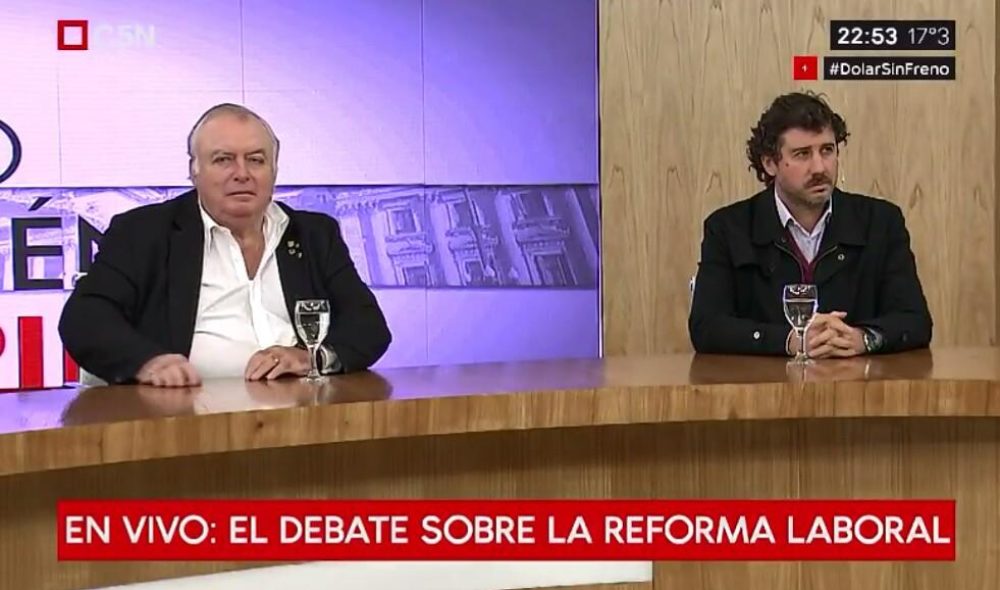 Debate Matías Cremonte – Julián De Diego sobre la reforma laboral